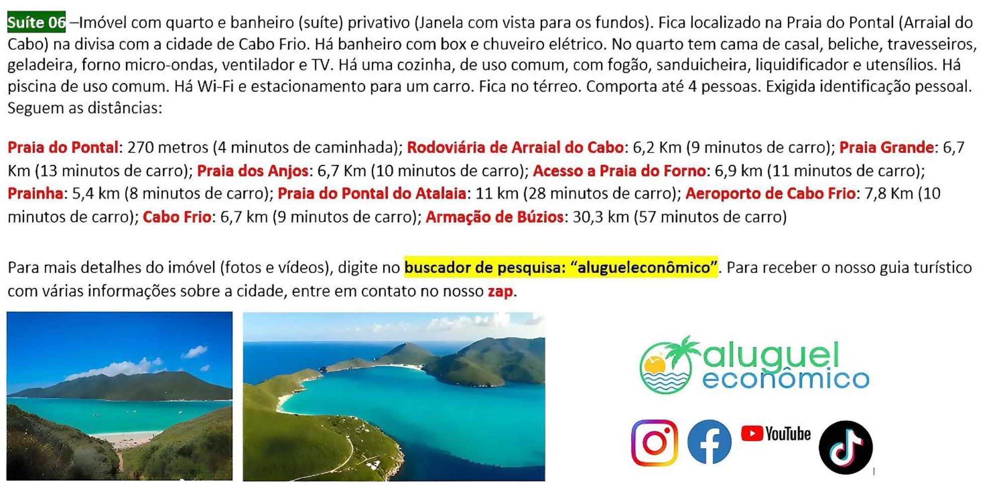 Arraial Do Cabo - Subuai Village - Aluguel Economico Εξωτερικό φωτογραφία