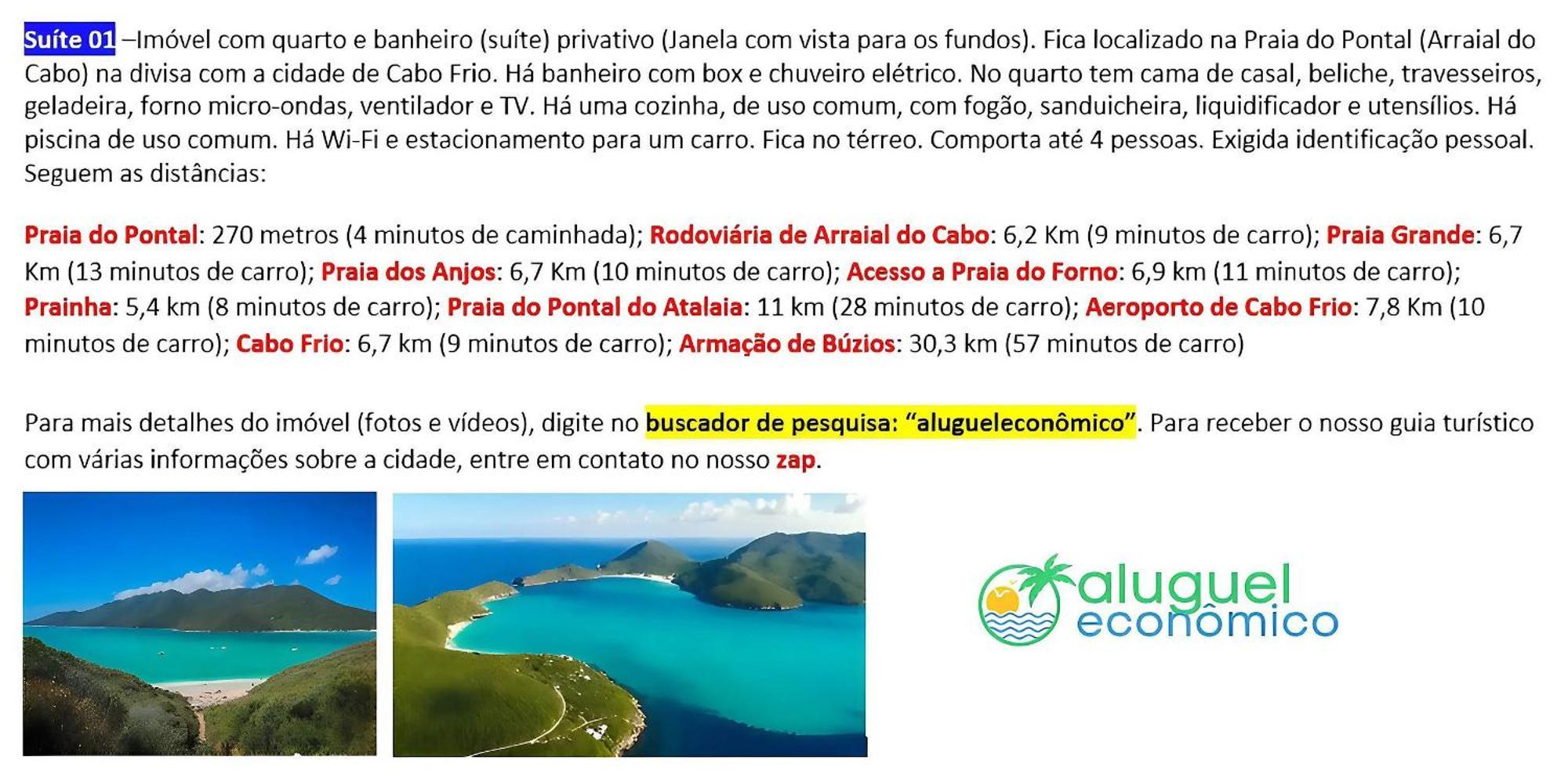 Arraial Do Cabo - Subuai Village - Aluguel Economico Εξωτερικό φωτογραφία